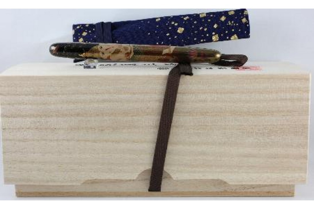 Nakaya Cigar Portable Maki-e Ganesh Fountain Pen