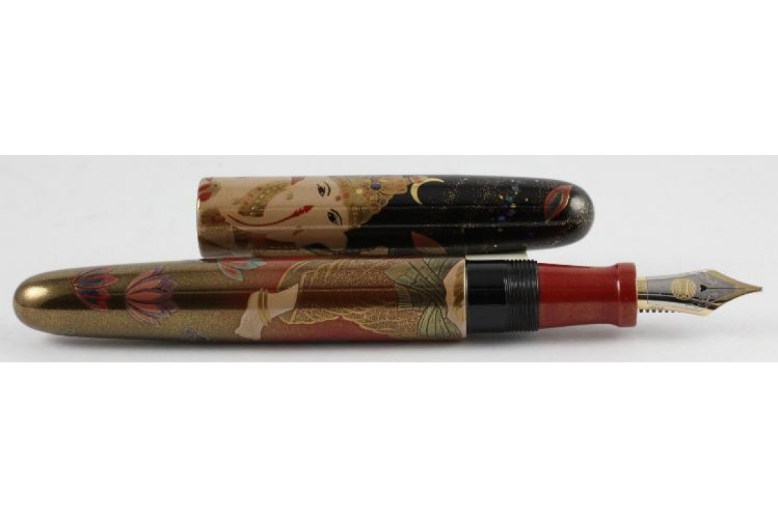 Nakaya Cigar Portable Maki-e Ganesh Fountain Pen