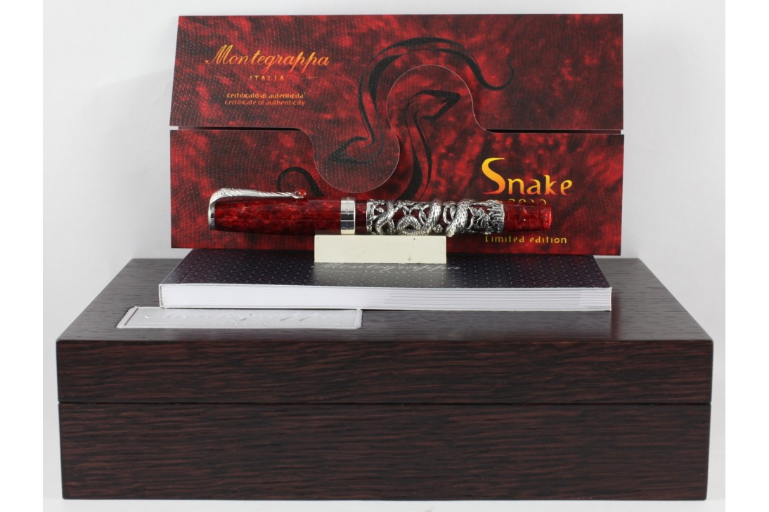 Montegrappa Limited Edition Oriental Zodiac 2013 Snake Fountain Pen
