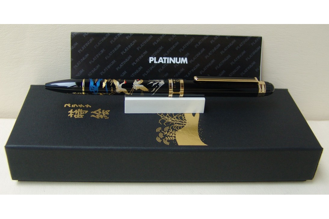 Platinum Double 3 Action Multi 3 in I Crane and Mt Fuji Pen