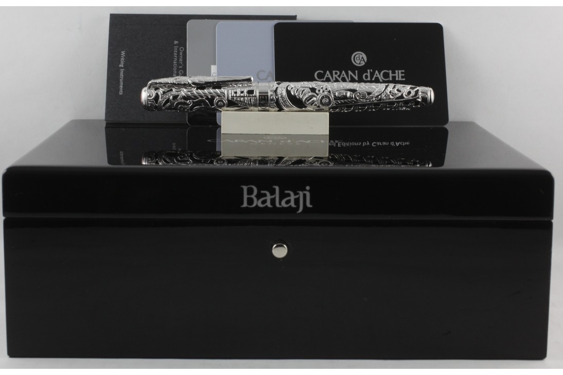 Caran d'Ache Limited Edition Edouard Jud Balaji Silver Fountain Pen