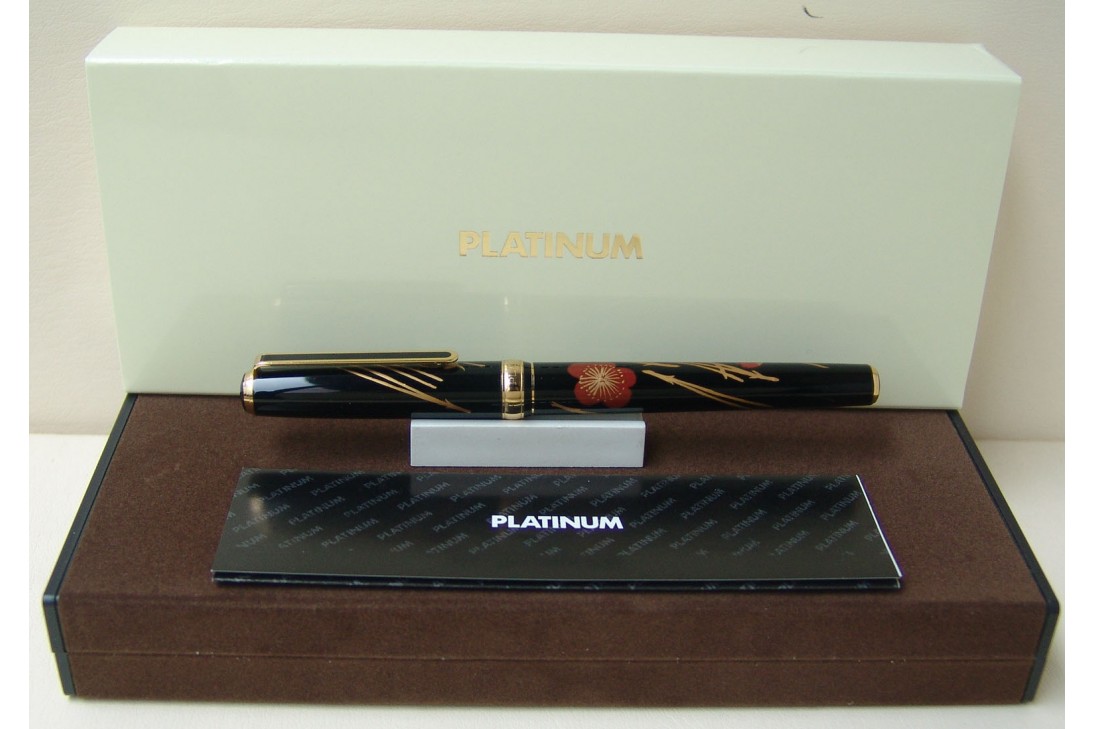 Platinum Slim Maki-e Flowers Fountain Pen