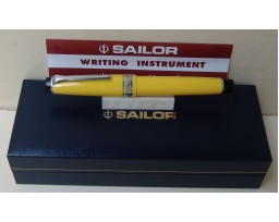 Sailor Professional Gear Yellow Rhodium Fountain Pen