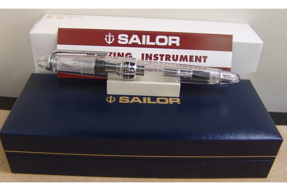 Sailor 1911 Classic Demonstrator Rhodium Trim Fountain Pen
