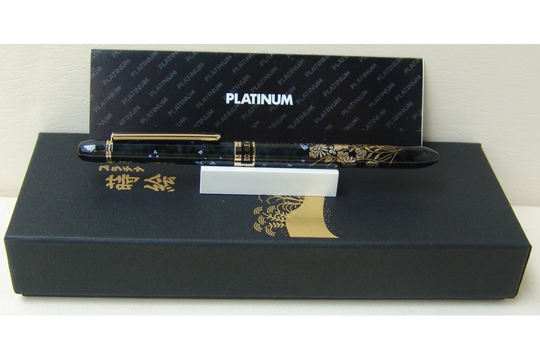 Platinum Double 3 Action Multi 3 in I Chrysanthemun Pen
