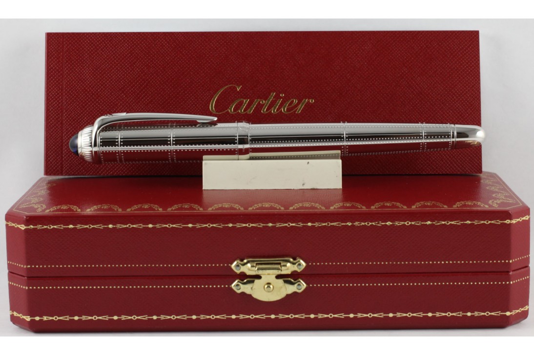 Cartier ST240032 Roadster Transatlantique Rivets Roller Ball Pen
