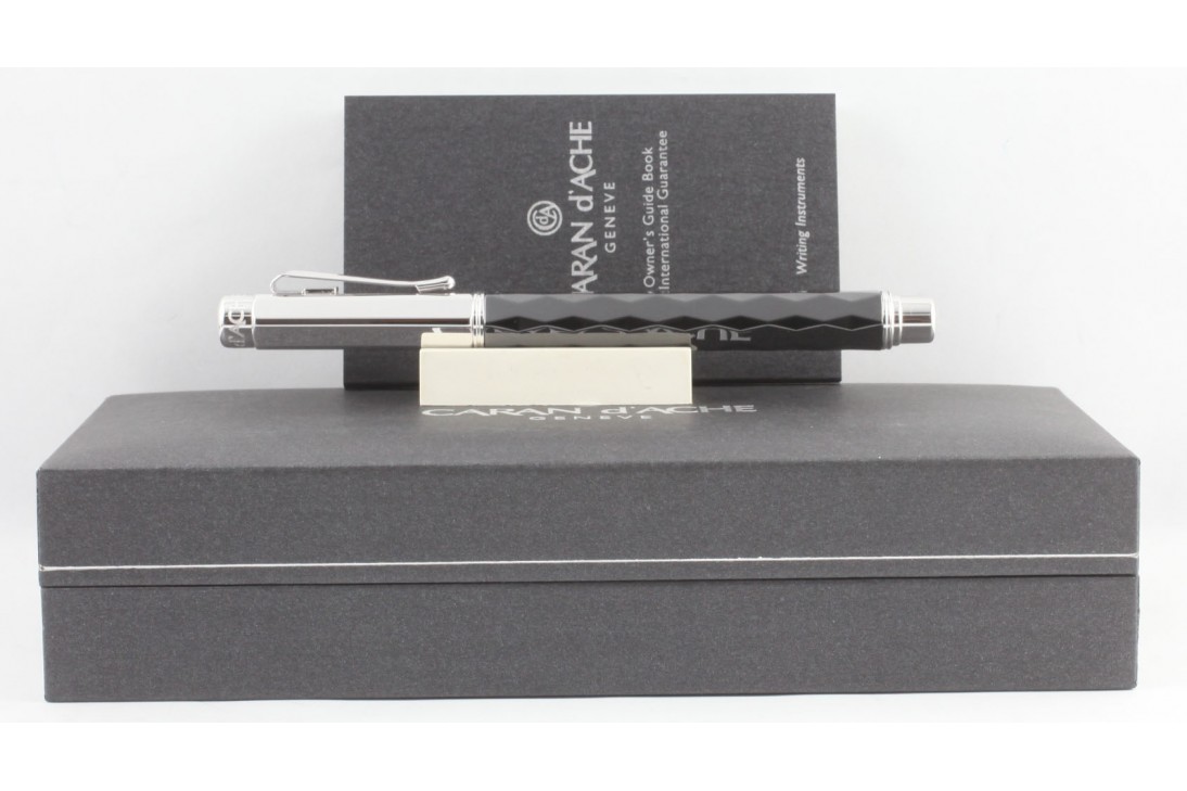 Caran d'Ache Varius Ceramic Black Rhodium Fountain Pen