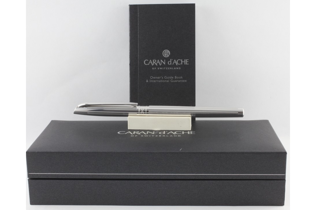 Caran d'Ache Madison Cisele Silver Rhodium Coated Fountain Pen