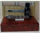 Visconti Limited Edition Romanica Silver and Black Enammels Fountain Pen