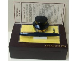 Sailor King of Pens Urushi Blue Gold Clip Fountain Pen