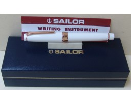 Sailor Professional Gear White with Pink Gold Fountain Pen