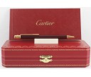 Cartier OP000143 Santos Burgundy Lacq Ball Pen