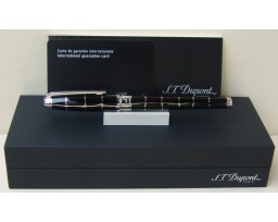 S.T. Dupont Olympio Crocodile Placed Lacquer Large Fountain Pen