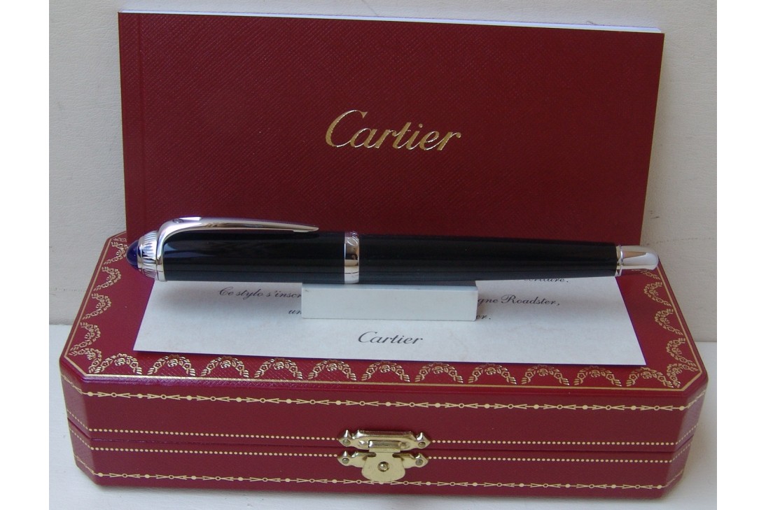 Cartier ST240002 Roadster de Cartier Black Palladium Finish Roller Ball Pen