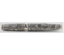 Caran d'Ache Rare Special Anniversary Edition Edouard Jud's Sterling Silver Dragon Fountain Pen