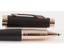Parker Premier 13 Soft Brown Pink Gold Trim Roller Ball Pen