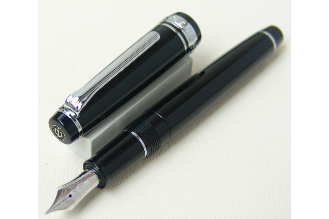Sailor ProGear Slim (Sapporo) Black Rhodium Trim Fountain