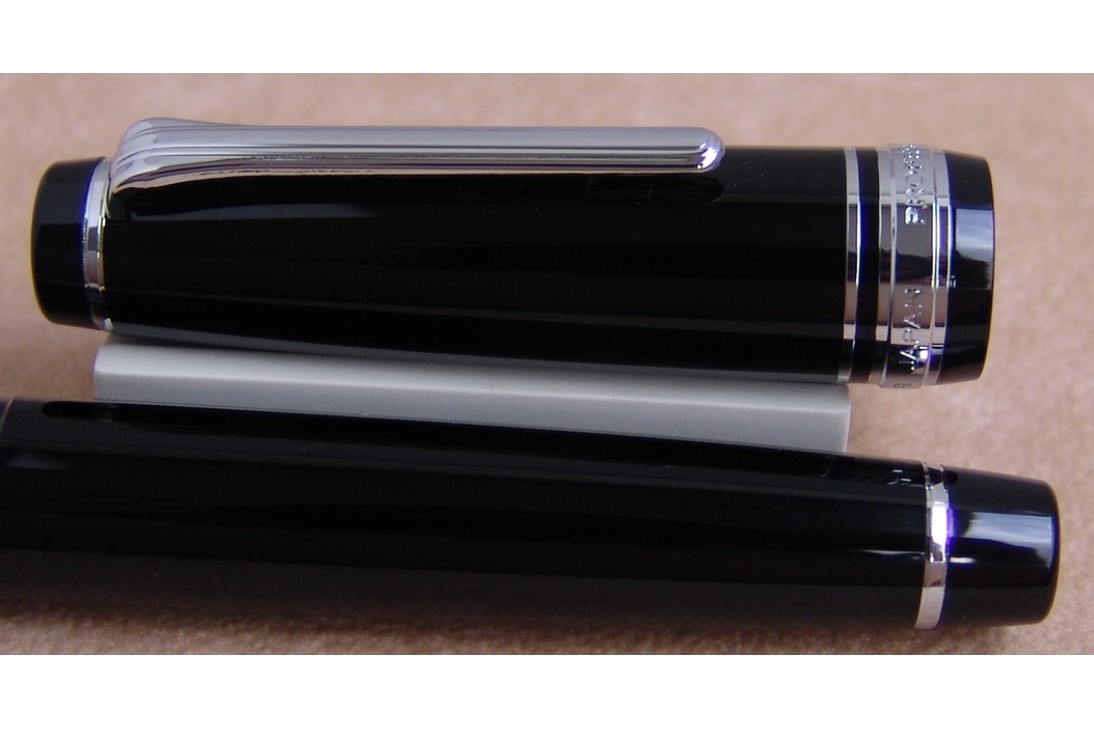 Sailor Professional Gear Black Silver Accents Fountain Pen