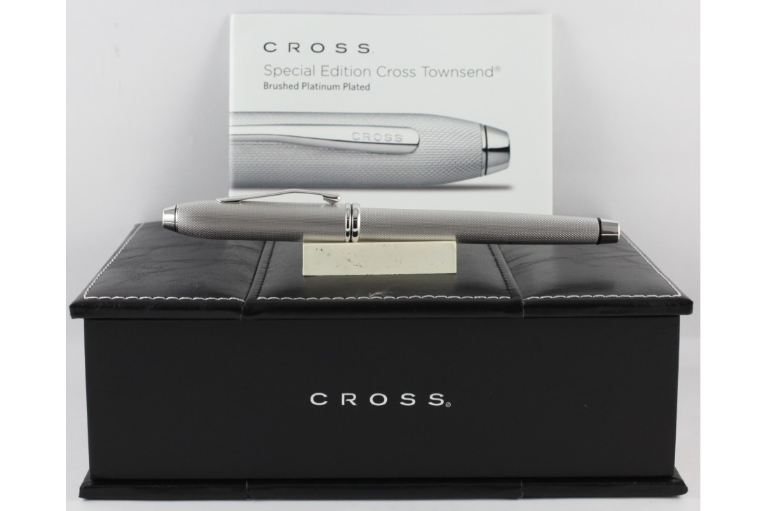 Cross Townsend Special Edition Brushed Platinum Fountain Pen