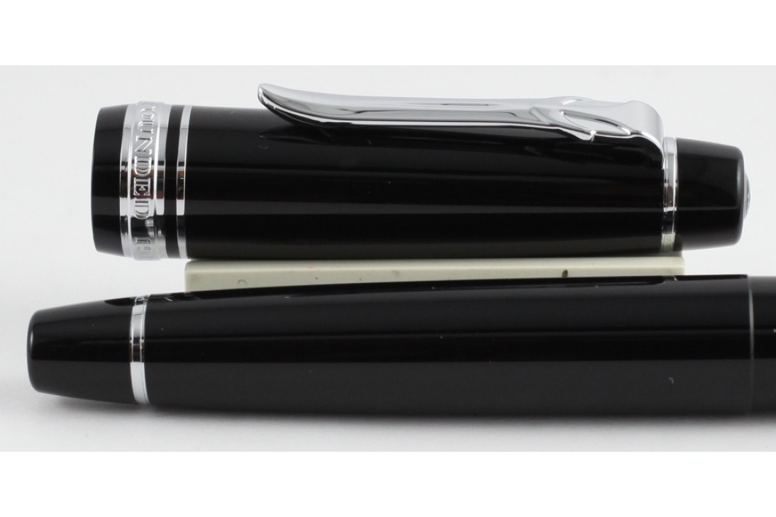 Sailor Professional Gear II Black with Rhodium Trim Fountain Pen