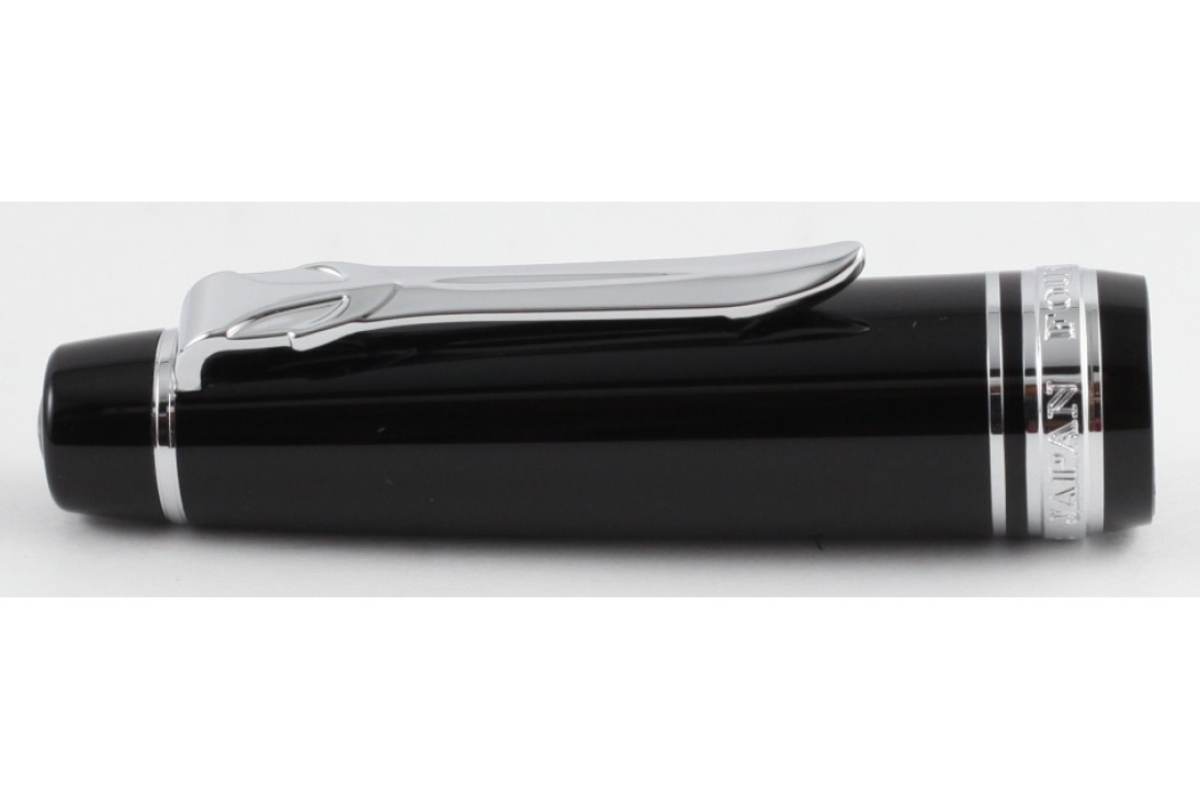Sailor Professional Gear II Black with Rhodium Trim Fountain Pen