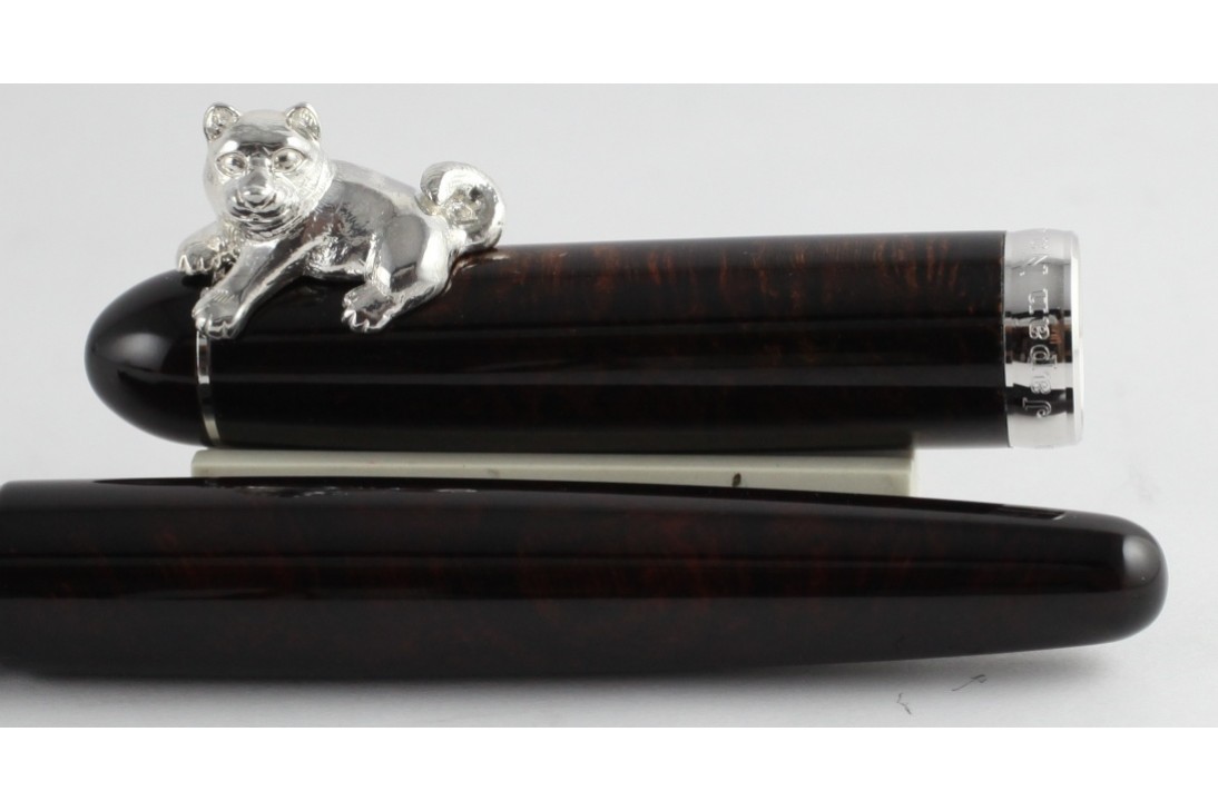 Nakaya Cigar Portable (Stopper Dog) Deep Gloss Briar Fountain Pen