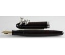 Nakaya Cigar Portable (Stopper Dog) Deep Gloss Briar Fountain Pen