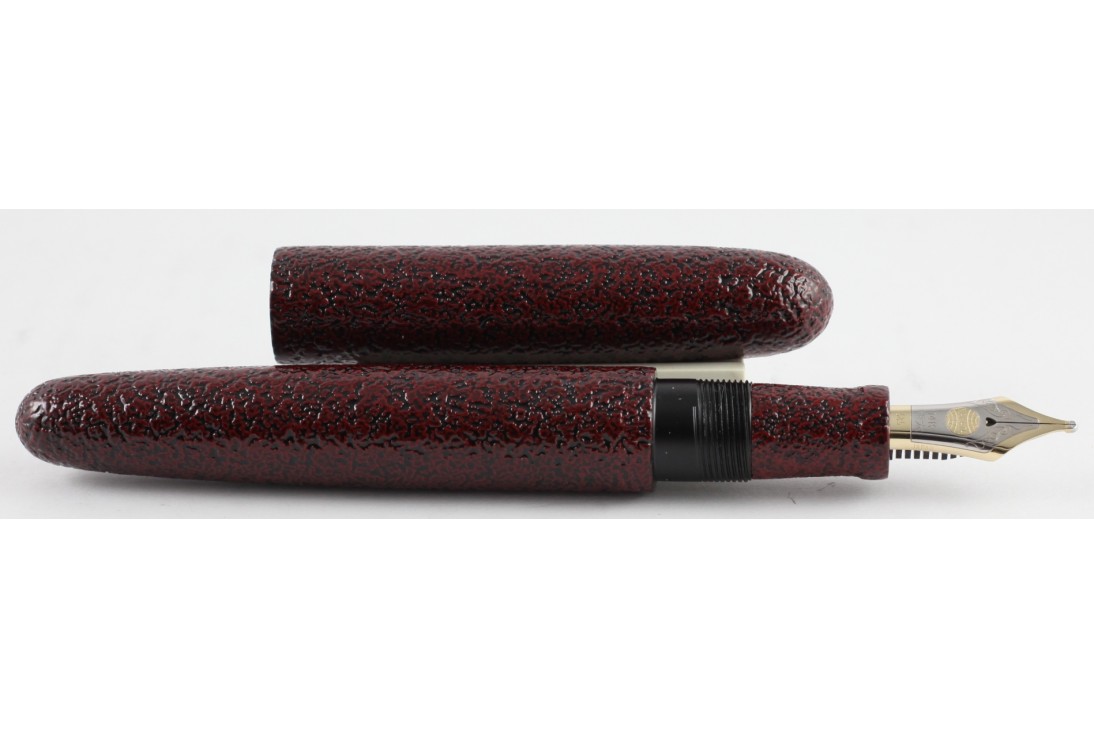 Nakaya Cigar Portable Kuro-Tamenuri Ishime Fountain Pen