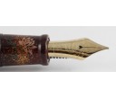 Nakaya Piccolo (Stopper Dragon) Lotus Flower (Aka Tamenuri) Fountain Pen