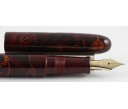 Nakaya Cigar Portable Tamesukashi Aka-Tame A Wind God and The Thunder God Fountain Pen