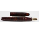 Nakaya Cigar Portable Tamesukashi Aka-Tame A Wind God and The Thunder God Fountain Pen