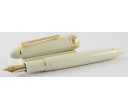 Sailor 1911 Standard Ivory with Gold Trim Fountain Pen