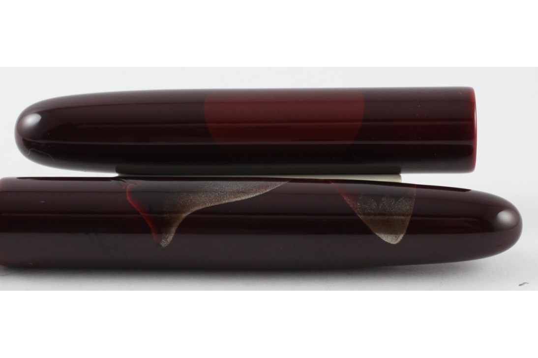 Nakaya Cigar Long Tame Sukashi A Fox with The Harvest Moon Fountain Pen