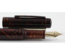 Nakaya Neo Standard Writer Two Layered Tame-Sukashi Bamboo Woods Fountain Pen with two-layered Clip