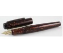 Nakaya Neo Standard Writer Two Layered Tame-Sukashi Bamboo Woods Fountain Pen with two-layered Clip