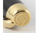 Caran d'Ache Leman Ebony Black with Gold Trim Roller Ball Pen