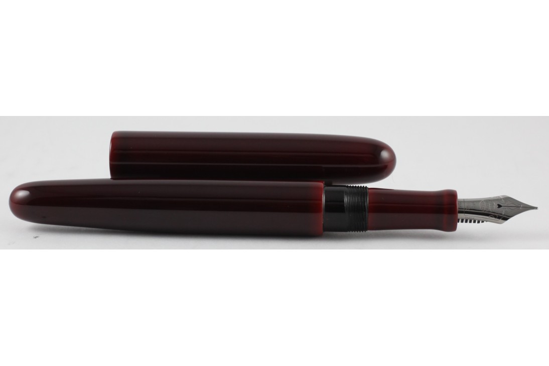 Nakaya Cigar Long Aka-Tamenuri Fountain Pen