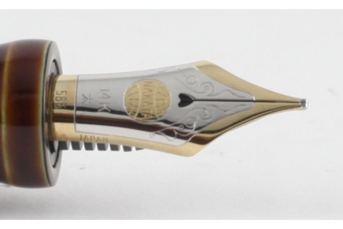 Nakaya Dorsal Fin Ver. 2 Heki Tamenuri Fountain Pen