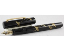 Namiki Yukari Chinkin Cranes (Tsuru) Fountain Pen