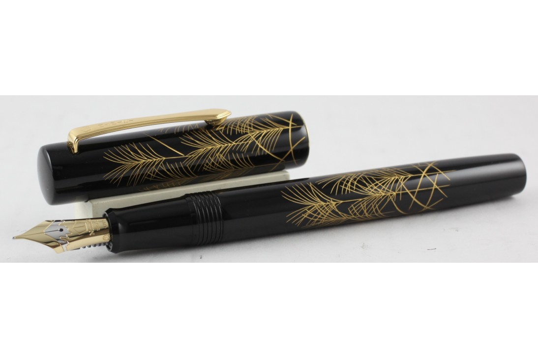 Namiki Yukari Chinkin Silver Grass (Susuki) Fountain Pen