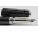 Caran d'Ache Limited Edition Lalique Crystal Black Rhodium Finishes Fountain Pen