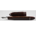 Omas Limited Edition 360 Vintage 2014 Arco Brown Celluloid Silver Trim Fountain Pen