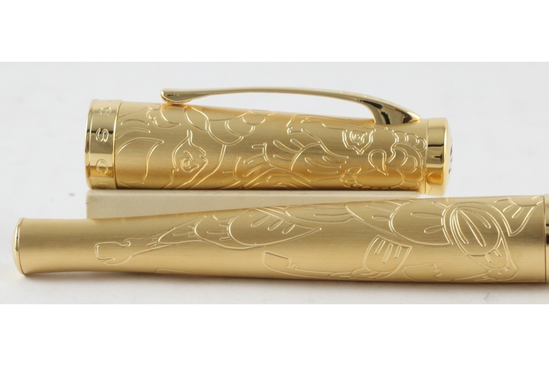 Cross Special Edition 2015 Sauvage Year of The Goat 23K Gold Plated Roller Ball Pen