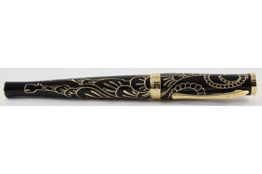 Cross Special Edition 2015 Sauvage Year of The Goat Black Lacquer Roller Ball Pen