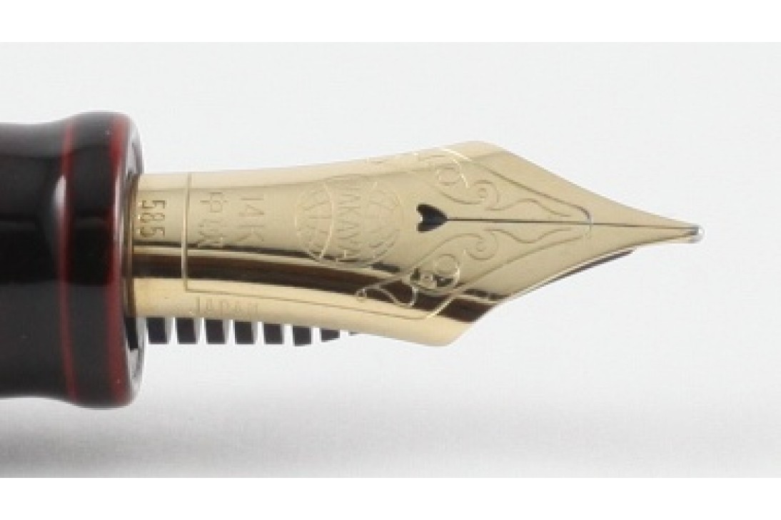 Nakaya Decapod Cigar Kuro Tamenuri (TW) Fountain Pen