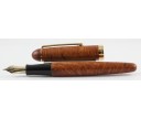 Nakaya Portable Writer Briar Marquetry Wood Patch (Wooden Inlaid Craft) Fountain Pen