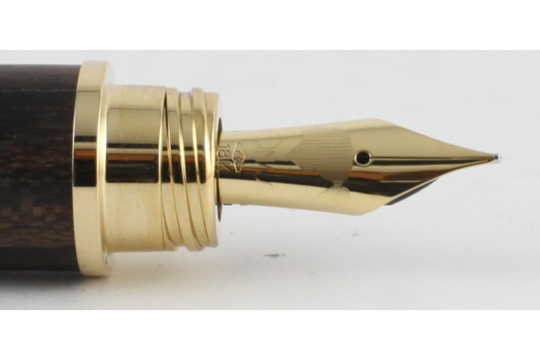 Omas Limited Edition Cohiba Ziricote Wood and Vermeil Fountain Pen