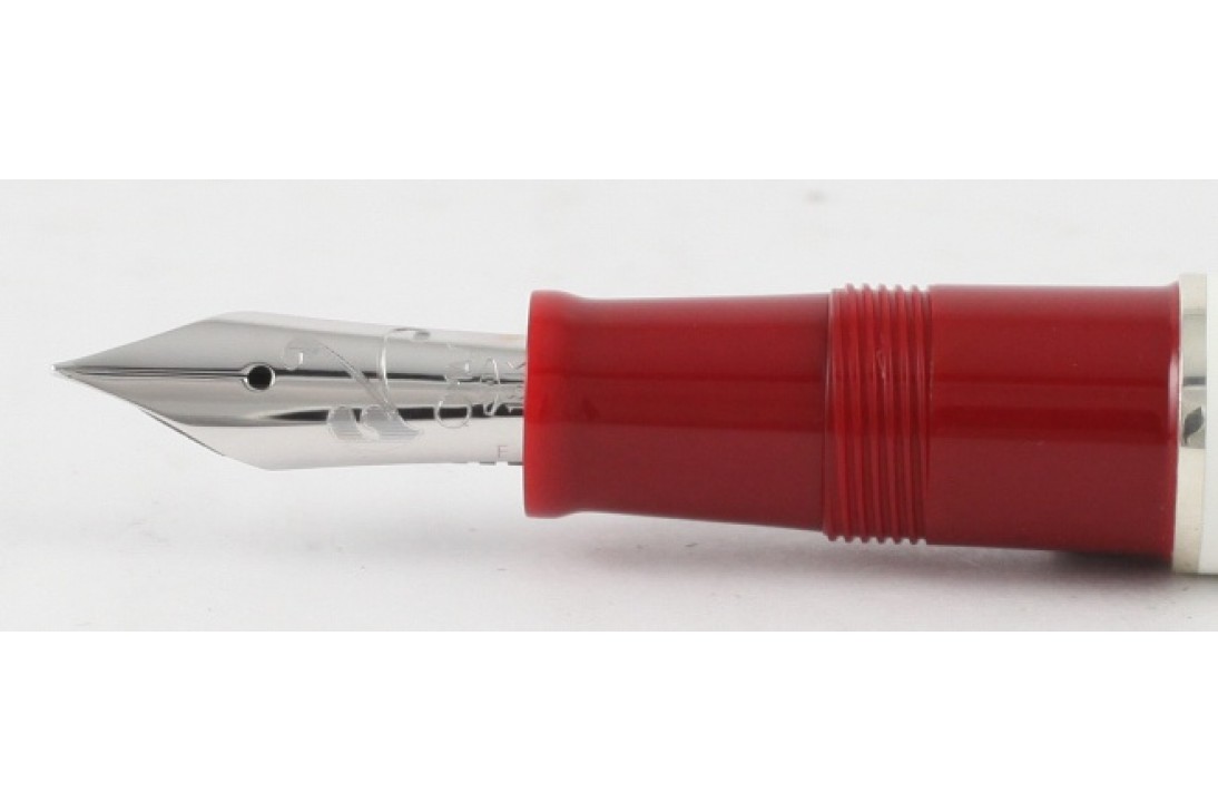 Omas Limited Edition St. George 10th Anniversary Red Enamel Fountain Pen
