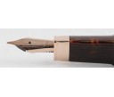 Omas Limited Edition 360 Vintage 2014 Arco Brown Celluloid Rose Gold Trim Fountain Pen
