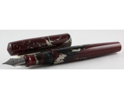 Nakaya Piccolo Long Karasu Kite and Crow from Yosa Buson Fountain Pen